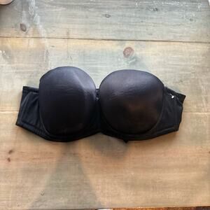 Avenue Body Black Vintage Strapless Bra Sz 44C NWT
